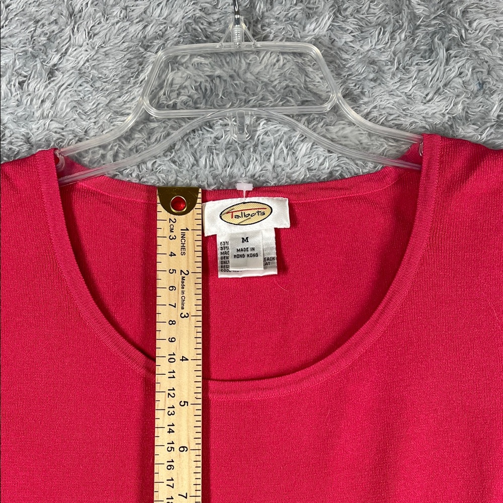 Talbots Vibrant Pink Tank Top - Picture 4 of 6